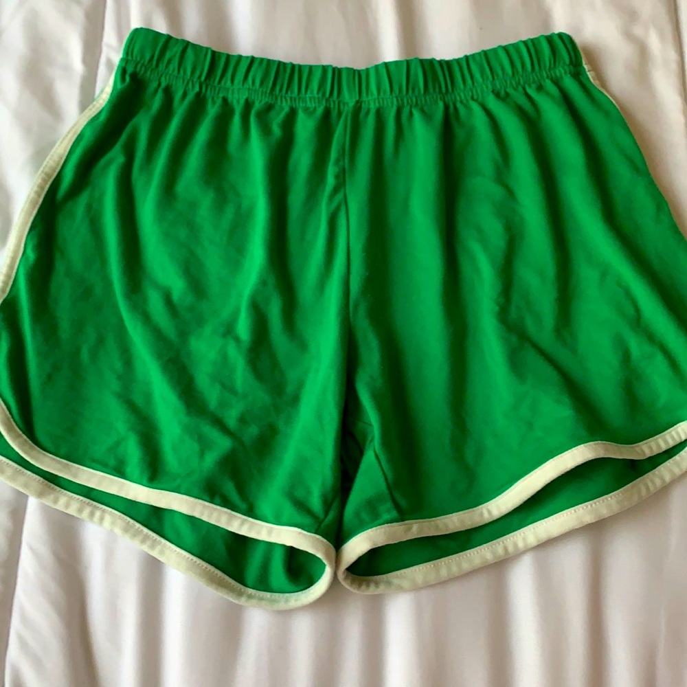 Green shorts